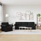 Preview: Sofa 2 pcs Schwarz Metall