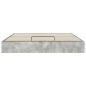 Preview: Ottoman Bettgestell Betongrau 160 x 200 cm Holzwerkstoff