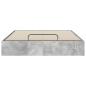 Preview: Ottoman Bettgestell Betongrau 120 x 200 cm Holzwerkstoff