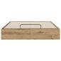 Preview: Ottoman Bettgestell Kunsthandwerk Eiche 193 x 120 x 25 cm