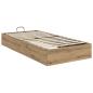 Preview: ARDEBO.de - Ottoman Bettgestell Kunsthandwerk Eiche 193 x 120 x 25 cm