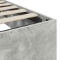 Preview: ARDEBO.de - Ottoman Bettgestell Beton 193 x 120 x 25 cm Spanplatte