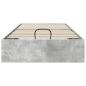 Preview: Ottoman Bettgestell Betongrau 80,5 x 200 cm Holzwerkstoff