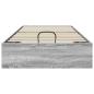 Preview: Ottoman Bettgestell Graues Sonoma 193 x 120 x 25 cm Spanplatte