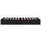 Preview: Ottoman Bettgestell Schwarze Eiche 75,5 x 190 cm Holzwerkstoff