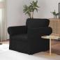 Preview: ARDEBO.de - Sofa Schwarz 215 x 82 x 80 cm Metall