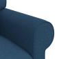Preview: ARDEBO.de - Sofa Blau 215 x 82 x 80 cm Metall