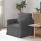 Preview: ARDEBO.de - Sofa Dunkelgrau 78 x 78 x 80 cm Metall