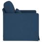 Preview: Sofa Blau 78 x 78 x 80 cm Metall