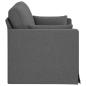 Preview: Sofa Dunkelgrau 139 x 78 x 80 cm Stoff