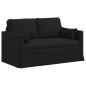 Preview: Sofa Schwarz 138 x 78 x 80 cm Metall