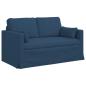 Preview: Sofa Blau 138 x 78 x 80 cm Metall