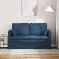 Preview: Sofa Blau 138 x 78 x 80 cm Metall