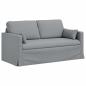 Preview: Sofa Hellgrau 158 x 78 x 80 cm Metall