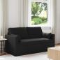Preview: ARDEBO.de - Sofa Schwarz 160 x 78 x 80 cm Metall
