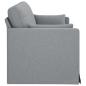 Preview: Sofa Hellgrau 78 x 78 x 80 cm Stoff