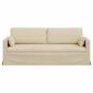 Preview: Sofa Creme 198 x 78 x 80 cm Metall