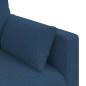 Preview: Sofa 180cm Blau Metall