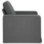 Preview: Sofa Dunkelgrau 103 x 80 x 82 cm Stoff