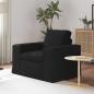 Preview: ARDEBO.de - Sofa Schwarz 102 x 80 x 82 cm Metall