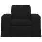 Preview: Sofa Schwarz 102 x 80 x 82 cm Metall