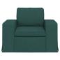 Preview: Sofa Dunkelgrün 103 x 80 x 82 cm Stoff