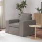 Preview: ARDEBO.de - Sofa Taupe 102 x 80 x 82 cm Metall