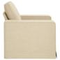 Preview: Sofa Creme 102 x 80 x 82 cm Metall