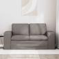 Preview: Sofa Taupe 162 x 80 x 82 cm Metall