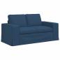 Preview: Sofa Blau 162 x 80 x 82 cm Metall