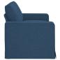 Preview: Sofa Blau 162 x 80 x 82 cm Metall