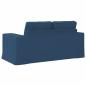Preview: Sofa Blau 162 x 80 x 82 cm Metall
