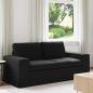 Preview: ARDEBO.de - Sofa Schwarz 182 x 80 x 82 cm Metall