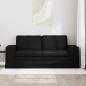 Preview: Sofa Schwarz 182 x 80 x 82 cm Metall