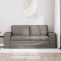 Preview: Sofa Taupe 182 x 80 x 82 cm Metall