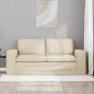 Preview: Sofa Creme 182 x 80 x 82 cm Metall