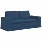 Preview: Sofa Blau 182 x 80 x 82 cm Metall