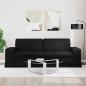 Preview: Sofa Schwarz 222 x 80 x 82 cm Metall