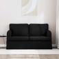 Preview: Sofa Schwarz 142 x 80 x 85 cm Metall