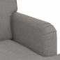 Preview: Sofa Taupe 142 x 80 x 85 cm Metall