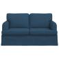 Preview: Sofa Blau 142 x 80 x 85 cm Metall