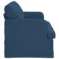 Preview: Sofa Blau 142 x 80 x 85 cm Metall