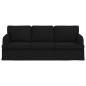 Preview: Sofa Schwarz 142 x 80 x 85 cm Metall