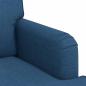 Preview: Sofa Blau 142 x 80 x 85 cm Metall