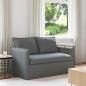 Preview: ARDEBO.de - Sofa Dunkelgrau 195 x 82 x 85 cm Metall