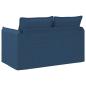 Preview: Sofa Blau 195 x 82 x 85 cm Metall