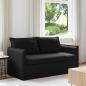 Preview: ARDEBO.de - Sofa Schwarz 195 x 82 x 85 cm Metall