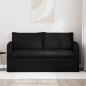 Preview: Sofa Schwarz 195 x 82 x 85 cm Metall