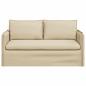 Preview: Sofa Creme 195 x 82 x 85 cm Metall