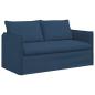 Preview: Sofa Blau 195 x 82 x 85 cm Metall